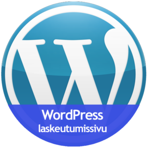 Wordpress laskeutumissivu