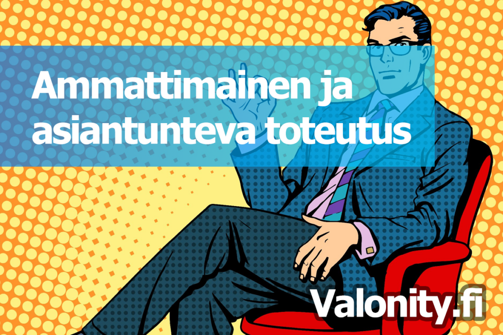 kotisivujen ammattimainen toteutus valonity.fi