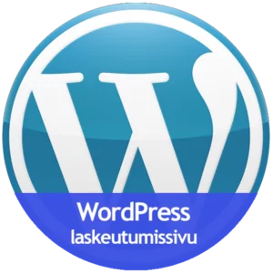 Wordpress laskeutumissivu
